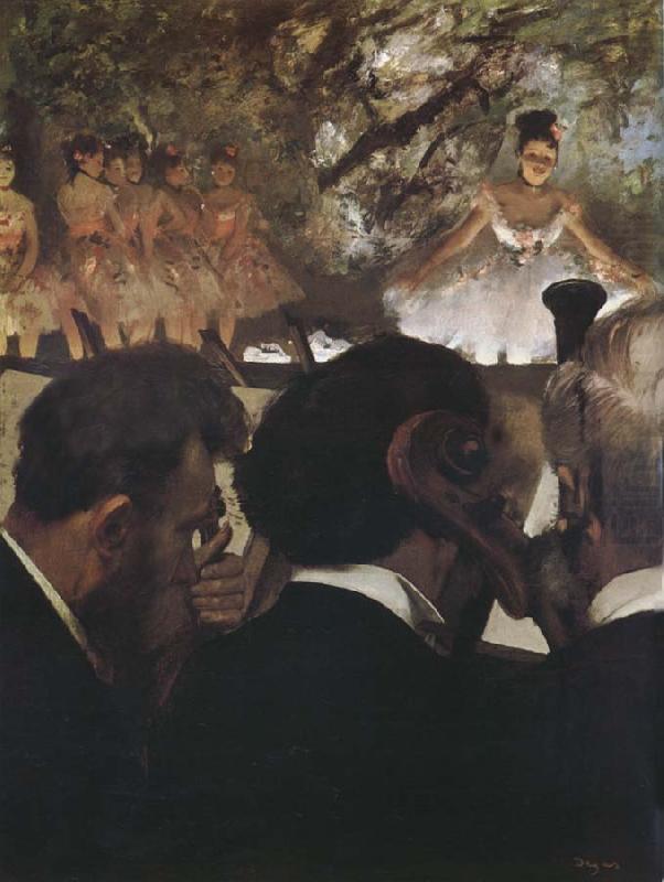 Edgar Degas Musician oil painting picture